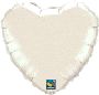 White Heart Balloon